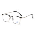 JN IMPRESSION Business Photochromic Anti-blue Light Stitching Color Science and Technology Men's Nearsighted Glasses. 
