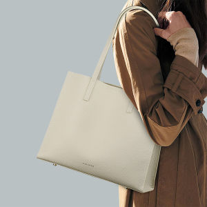 BEEP | Genuine Leather Womens Tote Bag Multiple Compartments