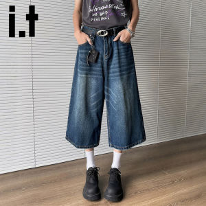 izzue | Retro Style American Casual Jeans Shorts