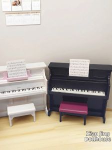 Miniature Realistic Piano Model Toy