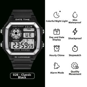 FUGUIJIAREN | Trendy High School Multi-functional Sports E-Watch
