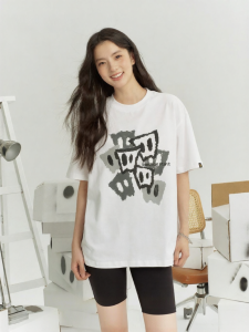 dangerouspeople | Printed Cotton Casual T Shirt