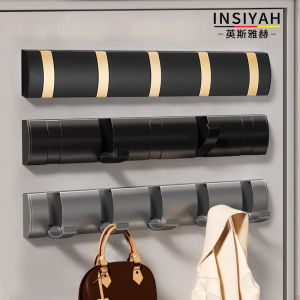 Gạtçe Ẩn Có Thể Gập Lại Treo Tường Phòng Tắm Không Cần Đục Lỗ Kẹp Quần Áo Treo Móc Treo Quần Áo Treo Sau Cửa Không Cần Đục Lỗ