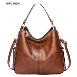 Túi Đeo Vai Nữ DIDABEAR Túi Xách Hobo Thời Trang Công Suất Lớn Ví Vintage PU Mềm Có Lớp Lót Polyester