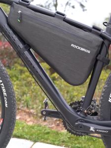 ROCKBROS Túi tam giác chống nước đầy đủ Túi khung xe đạp MTB Road Bike Top Túi ống