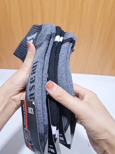 Combo 5 Đôi Vớ Tất Nam Cổ Ngắn Đệm Xù Dày  Êm Chân Thoáng Khí Đóng Túi Từng Đôi Tiện Lợi