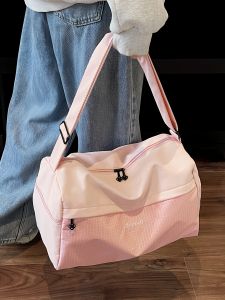 LUSUO | Lightweight Large Capacity Womens Travel Bag Dry Wet Separation