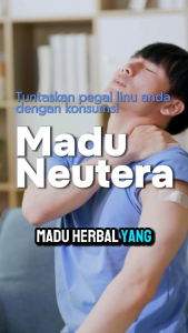 Madu neutera / Neurotera Herbal Sakit Pinggang Pegal Linu Nyeri Sendi Untuk Terapi Syaraf Kejepit