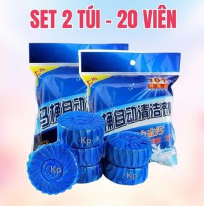 Combo 20 viên Tẩy bồn cầu . viên thả bồn cầu khử mùi diệt khuẩn tẩy sạch vết bẩn