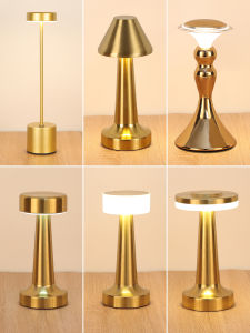 Modern Touch Switch Bar Table Lamp Outdoor Music Restaurant Desk Lamp Vintage Bar Light Clear Bar Atmosphere Light Rechargeable