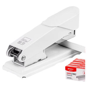 Mornings Light Large Office Stapler 50 Pages Thick Book Binding Powerful Mini Stapler for Home Business And Student Use
