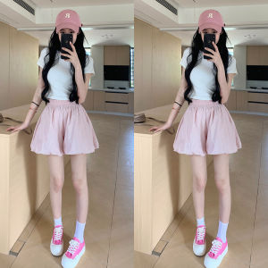 Miiow | Cat Woman Ice Silk Flower Bud Half Skirt Womens Summer New Versatile Breathable Shorts High Waist Slimming Casual Pants Skirt