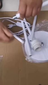 โคมไฟตั้งพื้น LED Floor Lamp มาตรฐานสำหรับห้องนอน สี 3 สั้น แสง เล่น ไฟห้องนั่ง สำหรับห้องนอน หลอดไฟ 3 สี