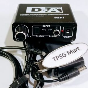 Bộ chuyên âm thanh quang Optical / Optical to AV điều chỉnh Volume (Toslink to AV 3.5 ly)