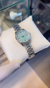 CASIO นาฬิกาผู้หญิง รุ่น LTP-1302DS-2A วัสดุสเตนเลสสตีล สีฟ้า คาสิโอ