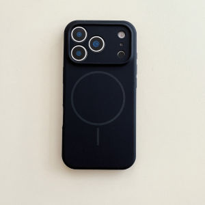 For Magsafe Magnetic Wireless Charging Solid Color Silicone Phone Case For iPhone 17 Pro Max/17/17 Pro Air Bumper Back Cover