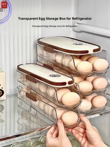 Automatic Roll Egg Storage Box High Aesthetics Freshness