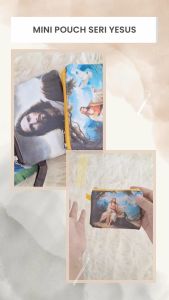 Dompet Mini Pouch Seri Yesus Christian Jesus Bunda Maria Pouch Souvenir Kristiani Kristen Katholik