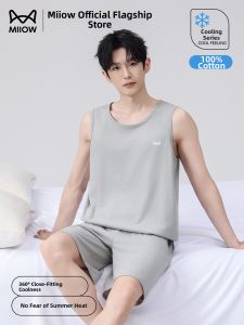 MiiOW | Pure Cotton Mens Pajamas Thin Design