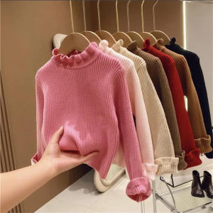 Spring Autumn New Baby Wooden Edge Knitwear