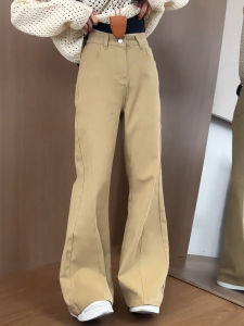 MANMI | Quần Jean Quần Suông Thẳng Chân Phong Cách Retro