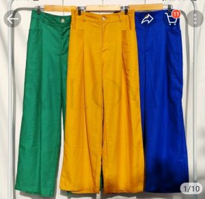 Celana Katun Linen Kulot