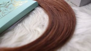 Keira Human Hair Extensions Bra Length 16\" 4-clip Ombre Color COM 16-8-2T33