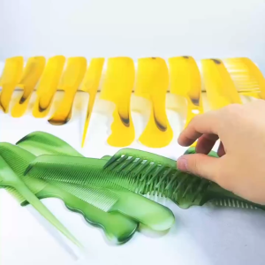 Set 10 lược răng thưa lược răng nhỏ mẫu mới lược chải tóc cắt tóc