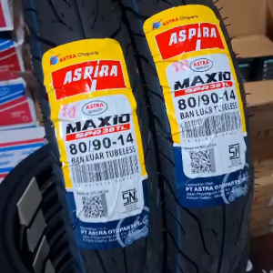 BAN LUAR 80/90-14 MERK ASPIRA MAXIO - SPR38TL
