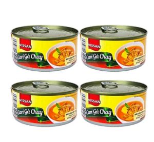 Combo 4 Hộp Cari Gà Chay 170g Vissan Date 2028 - V86