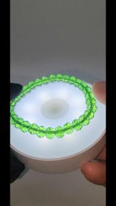 (SG Seller Ready Stocks) Green Quartz Multi Facet Bracelet 7mm+