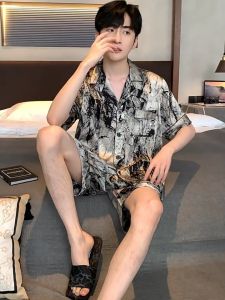 Pijama cho nam pijama lụa nam dài tay mặc nhà cao cấp - Since Then