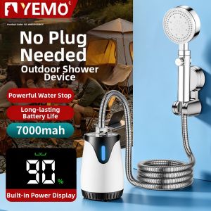 YEMO | Cordless Self-suction Pump Portable Shower