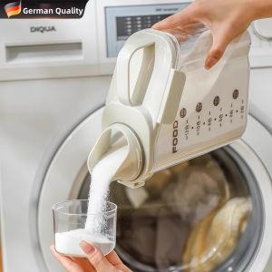 Moisture-proof Large Capacity Transparent Laundry Detergent Storage Box