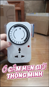 Ổ Cắm Hẹn Giờ Cơ GMT04 Tự Động Bật Tắt Thiết Bị Tiết Kiệm Điện Lắp Đặt Dễ Dàng Công Suất Cao Bền Bỉ