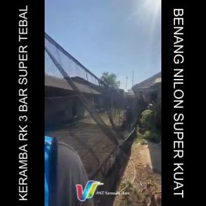 Keramba Ikan Super Kuat 3 Bar Di jahit dengan Doubel jahitan menggunakan Benang Nilon ukuran 7x5x2