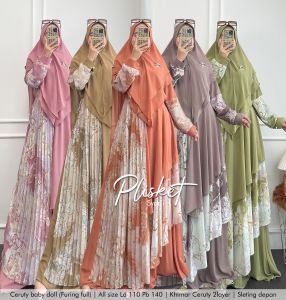 Zahira1808 Sale Cuci Gudang Plisket Syari Bahan Ceruty Baby Doll Gamis Murah Trendi Baju Syari Muslim Wanita Ibu Terlaris Baju Pesta Adem Nyaman Di Pakai Real pict