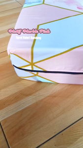 10.10 PROMO SALE Sprei Kasur Resleting FREE Sarung Bantal Katun Dispers Premium Uk 70x200 - 120x200