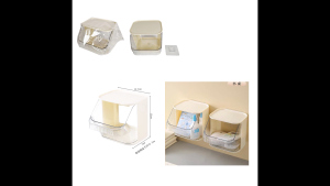 Stackable Tea Bag Storage Box - Wall-Mounted