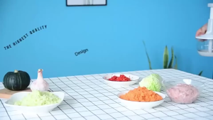 New High Quality 1.5L Manual Food Chopper Blender For Garlic Meats Vegetable Fruits Nuts Onions