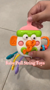 ~Dari KL~ 6in1 Mainan Busy Cube Bayi mainan Sensorik Montessori Baby Toy Bottle Pull String Toy Mainan Baby Baby Teether Toys Baby Sensory Toy baby busy cube busy toys