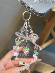 สร้อยคอโทรศัพท์มือถือแบบสร้างสรรค์ ดีไซน์เรียบง่าย สไตล์หวานๆ พร้อมกุญแจ แหวน สร้อยข้อมือ ชิ้นส่วนโทรศัพท์มือถือ วัสดุอื่นๆ