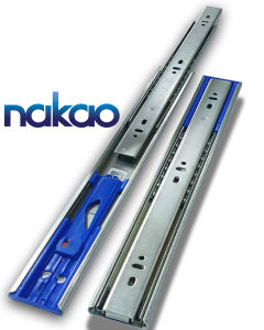 รางลิ้นชักลูกปืน Soft Close แบบติดข้าง 1 คู่