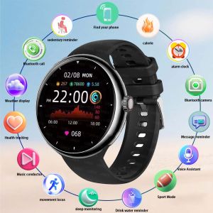 New Fashion Smartwatch Global Version Male 1.5” HD Display App Control Fitness Monitoring Bluetooth Call Voice Assistant Women
