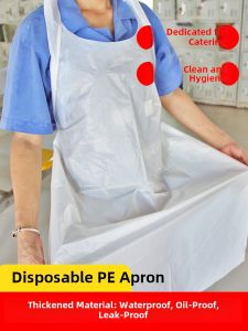 Oil and Water Resistant Disposable Aprons