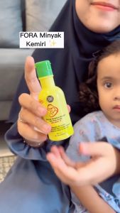 Minyak Kemiri Fora Penumbuh dan Penghitam Rambut Bayi