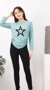 RS - Longsleeve Star Black // Blouse Serut Longslevee DTF