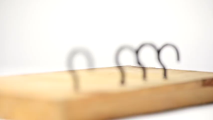 10PCs Open Extended Claw Nail Screw-in Hook Ceiling/Cup Hanging Hooks Multi-Purpose Screw Hooks