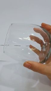 LIVING HOME Gelas Minum Aesthetic Gelas Kaca Model Unik Glass Cocktail Glass Whiskey Glass Transfaran Gelas Puding  Gelas Kopi Dan Teh  Gelas  Bubble Bal