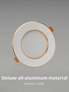 LED 9W Pin Lights Ceiling LED Tri color Round Aluminum Recessed LED Downlight Panel Lamp Spotlight